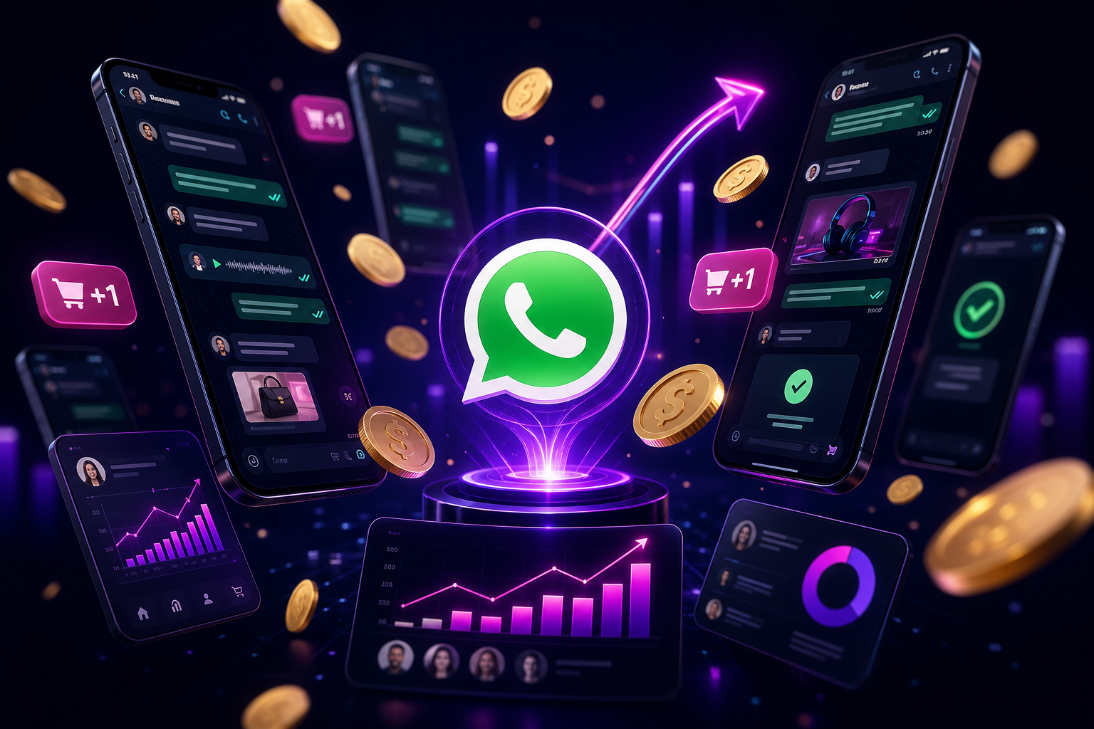 Banner Vendas no WhatsApp 2026