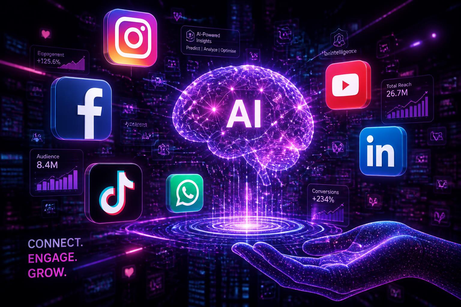 IA conectando todas as redes sociais em um só lugar