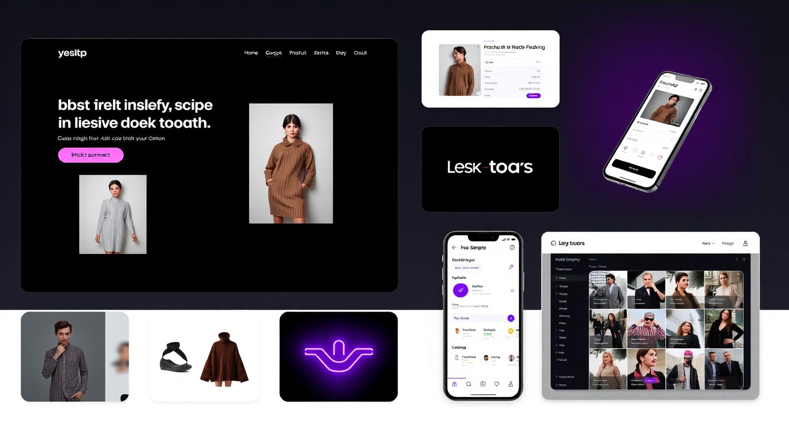 Galeria de sites, landing pages e identidade visual da LIB Digital